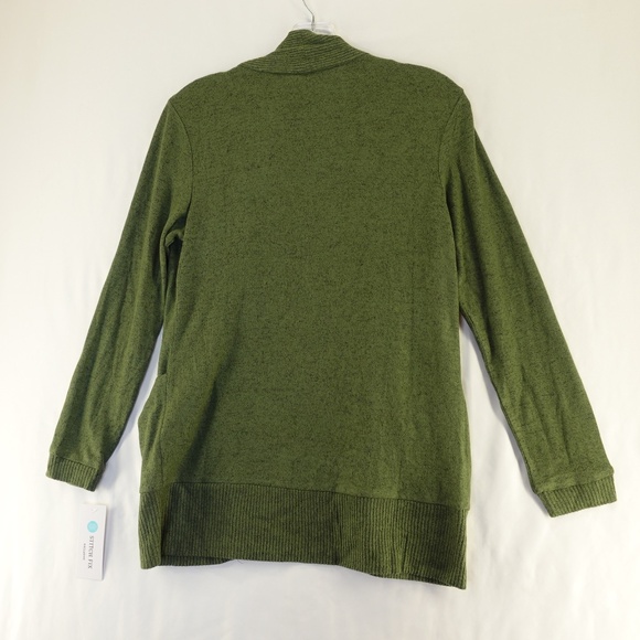 Stitch Fix Bobeau Women's Cardigan long sleeves green size petite XS NWT - Picture 9 of 11